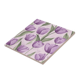 Bold Kitchen Tulip Ceramic Tiles  For Home Decor