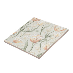 Bold Kitchen Tulip Ceramic Tiles  For Living Space