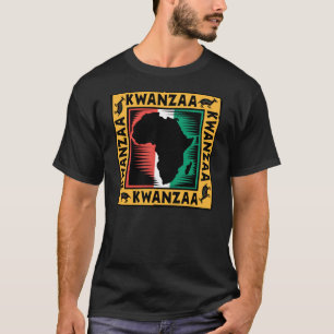 Bold Kwanzaa with Africa T-Shirt