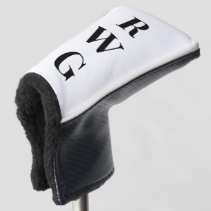 Bold Large Monogram Golf Head Cover