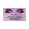 Bold Lashes Lash Business Card Eyelash Glam Purple