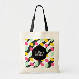 Bold Lemonade Lemons Limes Library Books Tote Bag