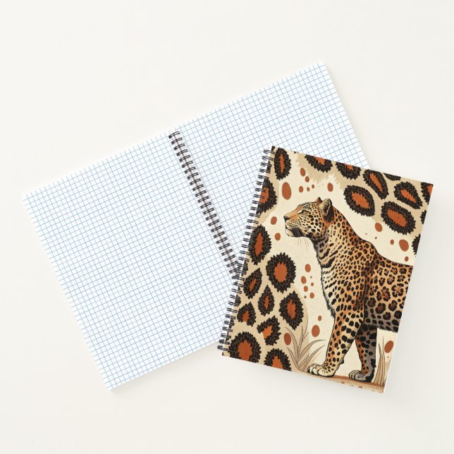 Bold Leopard Print Notebook (Inside)