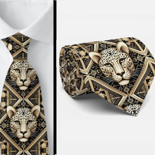 Bold Leopard Tie   Masculine Men's Fashion