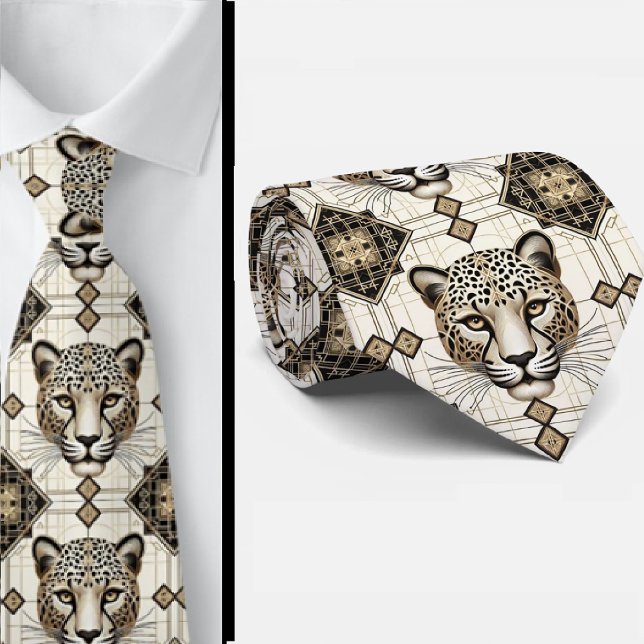 Bold Leopard Tie | Masculine Men's Fashion (Creator Uploaded)