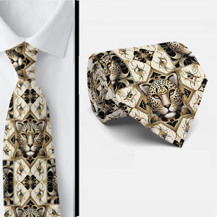 Bold Leopard Tie   Perfect for a Night on the Town