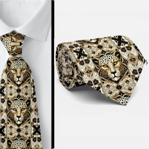 Bold Leopard Tie   Perfect for a Night on the Town