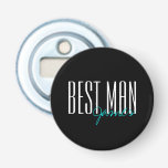 Bold Letters "Best Man" Personalised Wedding Party Bottle Opener<br><div class="desc">Personalised gifts for your wedding party.</div>