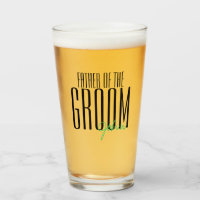 Bold Letters "Father of the Groom" Wedding Party