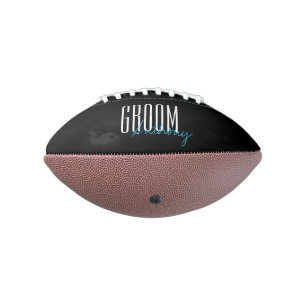 Bold Letters "Groom" Personalised American Football