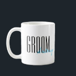Bold Letters "Groom" Personalised Wedding Coffee Mug<br><div class="desc">Personalised gifts for your wedding party.</div>