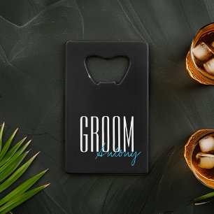 Bold Letters "Groom" Personalised Wedding Party