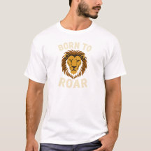 Bold Lion Head Graphic Motivation