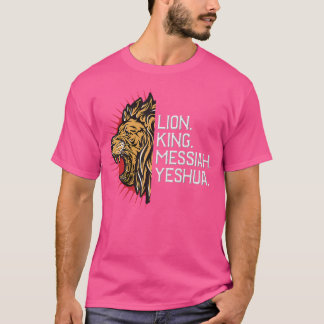 Bold Lion King Messiah Jesus Religious Christian Y T-Shirt