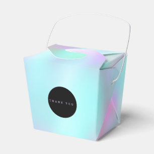 Bold Liquid Ink Marble Pink Colourful Candy Party Favour Box