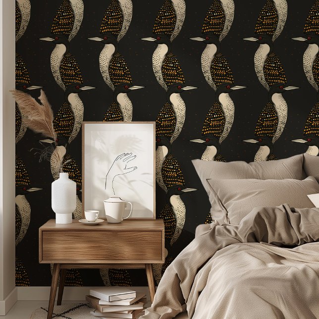 Bold Loon Modern Nature Design Wallpaper (Creator Uploaded)