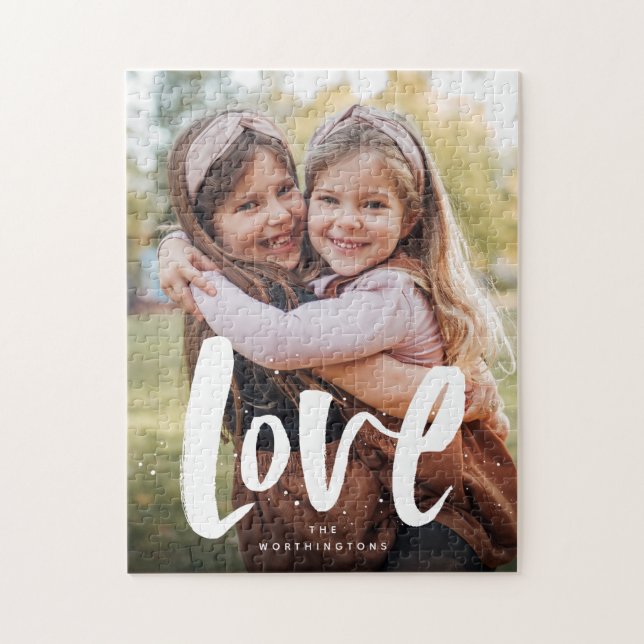 Bold love family photo jigsaw puzzle (Vertical)