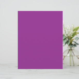 Bold Magenta Wedding Invite with Minimal Style Custom Letterhead