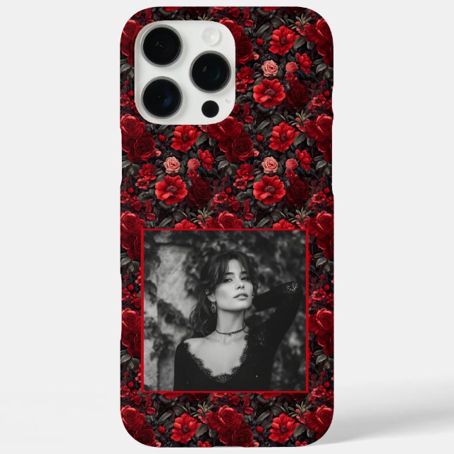 Bold Maid Of Honor Gift Rose Custom  Case-Mate iPhone Case (Back)