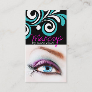Bold Makeup Artist Business Card Template