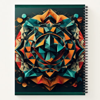 Bold Mandala-Inspired Notebook