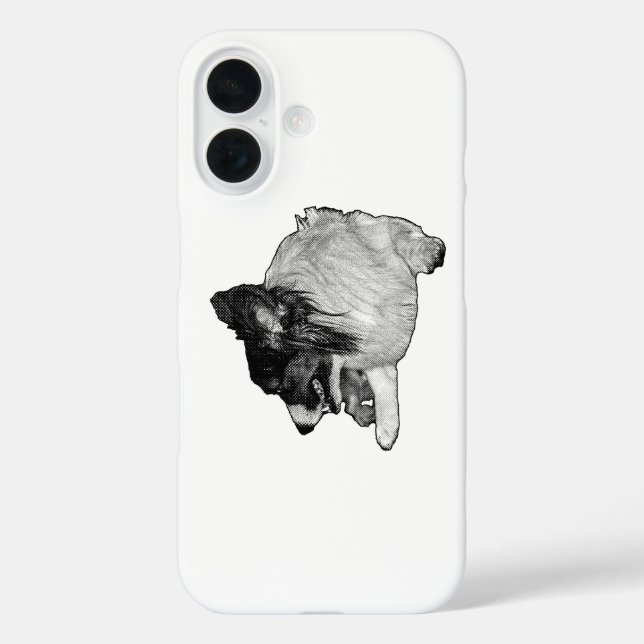 Bold Manga Dot Corgi Guard Case-Mate iPhone Case (Back)