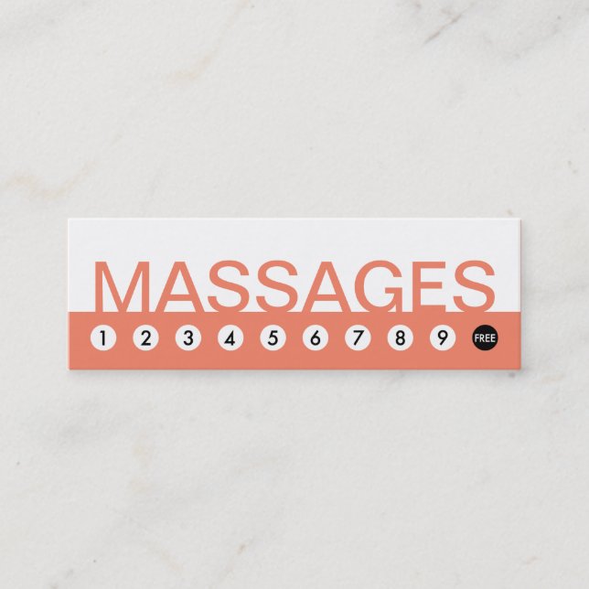 bold MASSAGES customer loyalty (Front)
