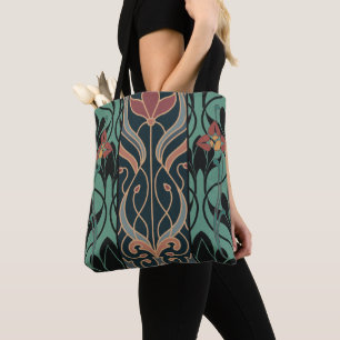 Bold Maximalist Art Nouveau  Tote Bag