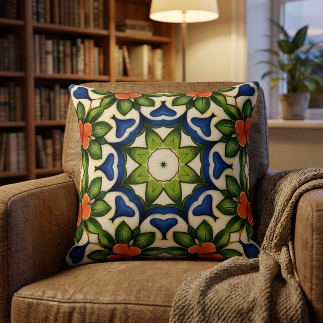 Bold Mediterranean Sunset   Cushion (Creator Uploaded)