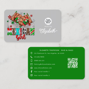 Bold Mexican Nail Salon Business Card