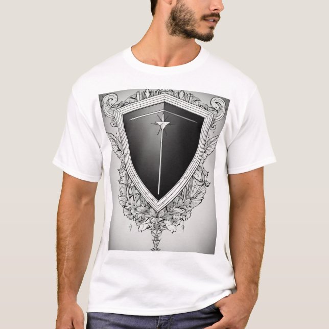 Bold. Minimal. Timeless. Shield Designs for Every  T-Shirt (Front)