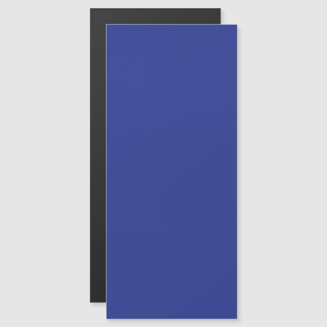 Bold Minimal Wedding Invite in Deep Blue (Front/Back)
