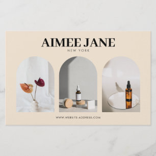 Bold Minimalist Boutique, Salon Photo Trio Ivory Flyer