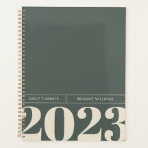 Bold Minimalist Daily Planner