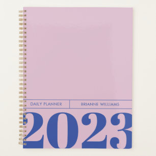Bold Minimalist Daily Planner