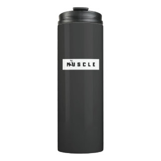 Bold Minimalist Muscle Thermal Tumbler