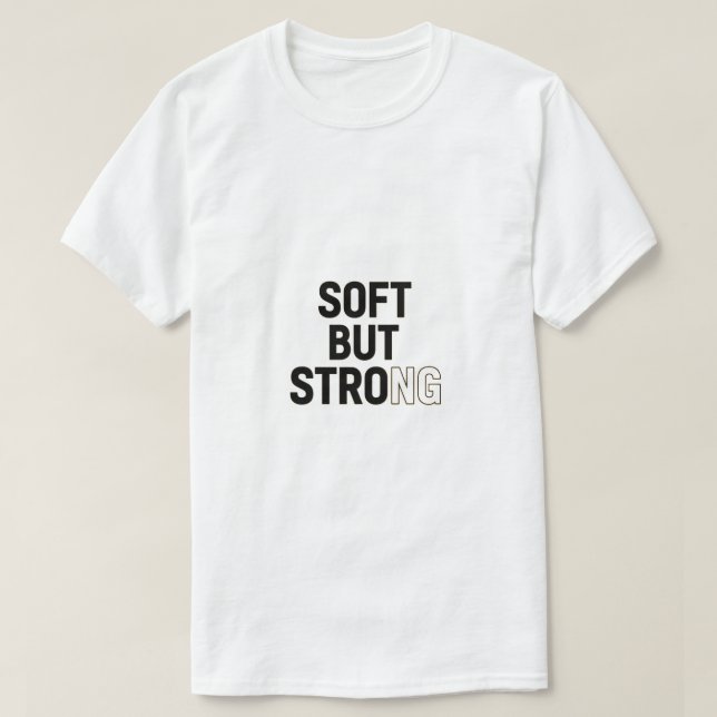  Bold Minimalist Typography Design T-Shirt (Design Front)