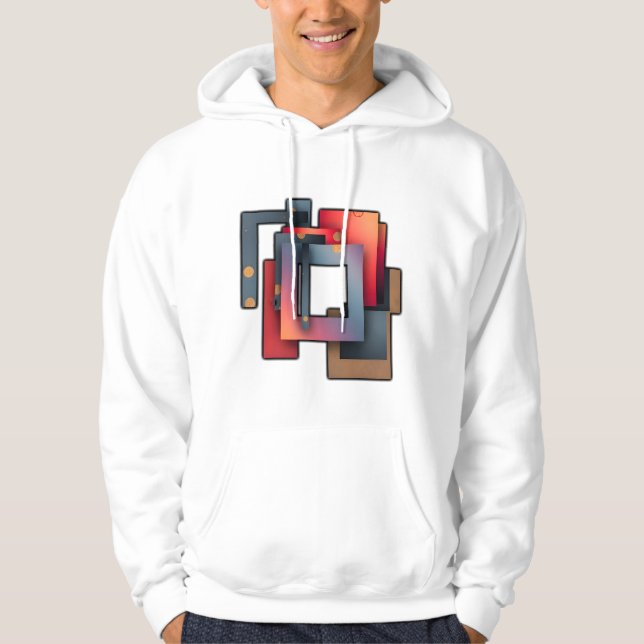 Bold & Modern Abstract Art Hoodie (Front)