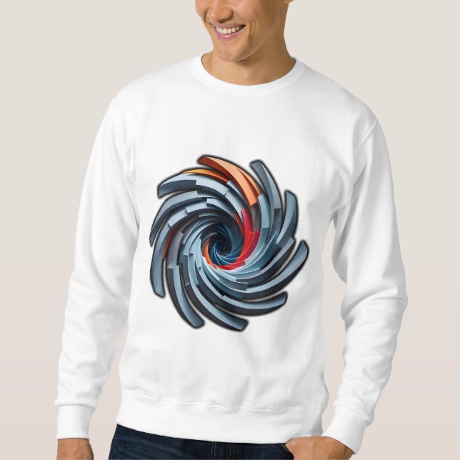 Bold & Modern Abstract Art Sweatshirt (Front)