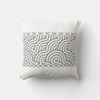 Bold modern artistry geometric patterns cushion