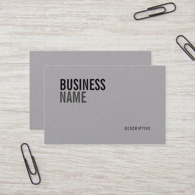 Bold & Modern business & logo template - Business Card (Front/Back In Situ)