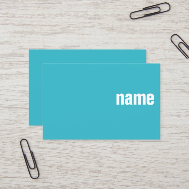 Bold & Modern business & logo template - Card (Front/Back In Situ)