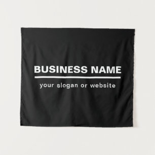 Bold Modern Business Name Template   B&W Tapestry