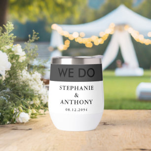 Bold Modern BW ‘We Do’ Wedding Clean Layout