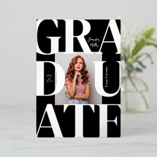 Bold Modern Classic Photo Graduation
