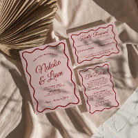 Bold Modern Colourful Whimsical Retro Funky Weddin