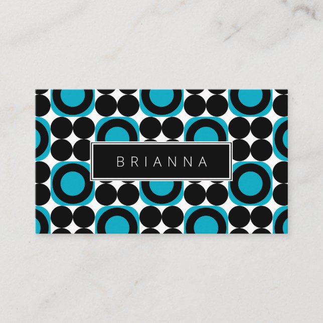 Bold Modern Design with Photo and QR Code Business Card (Front)