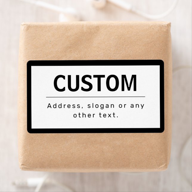 Bold Modern Editable Text | Black & White (Insitu)