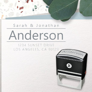 Bold Modern Looking Customisable Text Self-inking Stamp