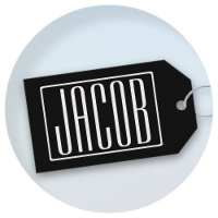 Bold & Modern Your Name or Word | White On Black